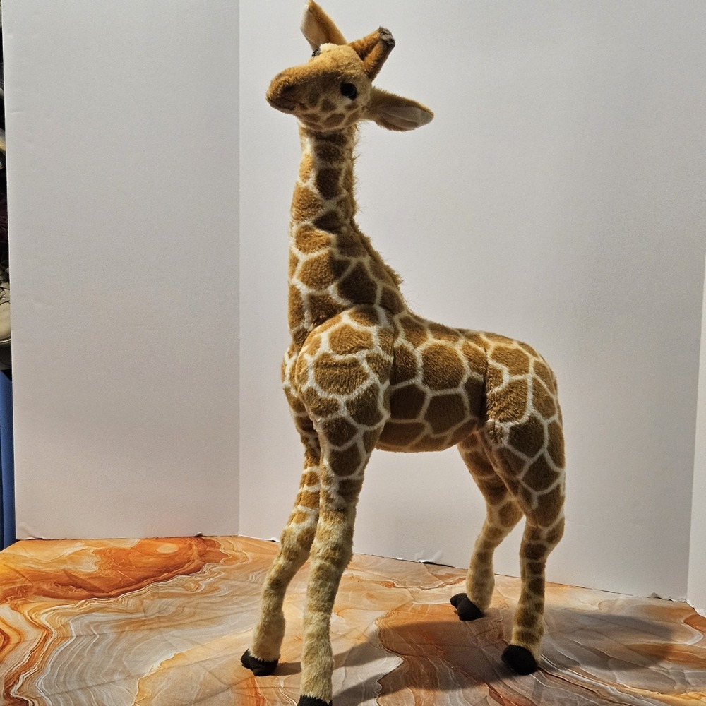 Adventure Planet Giraffe Plush 28" Realistic Posable Bendable Neck Large